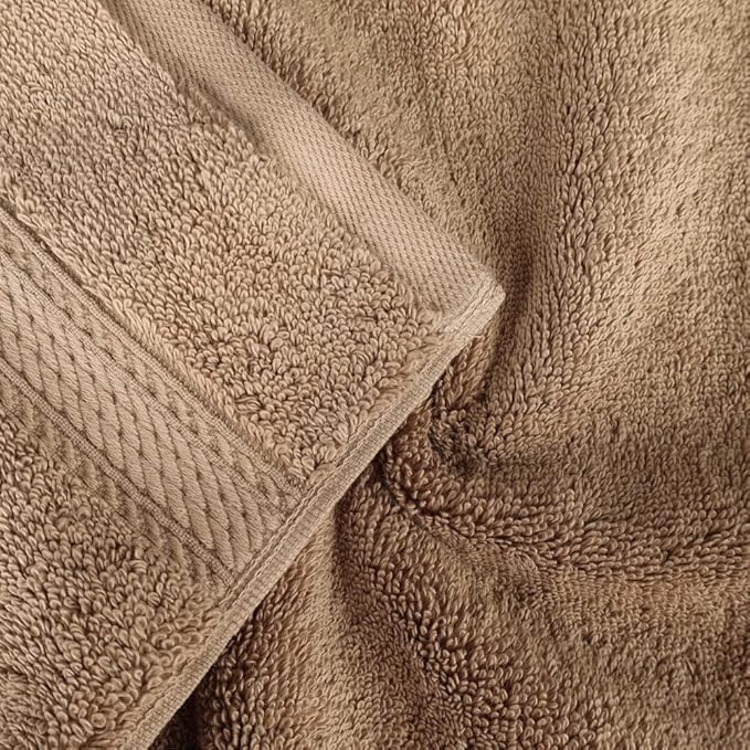 Superior Egyptian Cotton Pile Face Towel/Washcloth Set of 6, Ultra Soft Luxury - Image 4