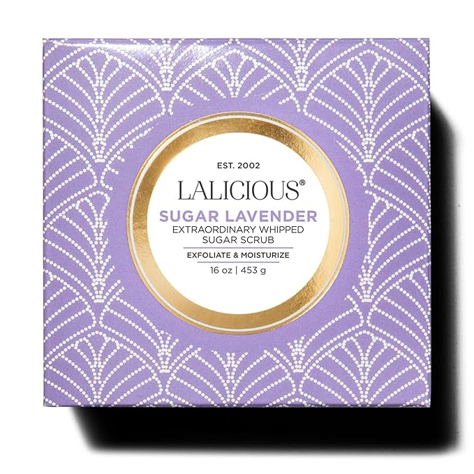 LALICIOUS Sugar Lavender Exfoliating & Moisturizing Body Scrub | Sugar & - Image 7