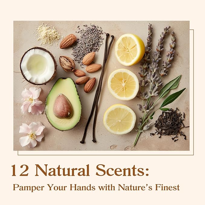 BODY & EARTH # LOVE 36 Pack Hand Cream Gift Set, Travel Size Hand Cream Bulk - Image 4