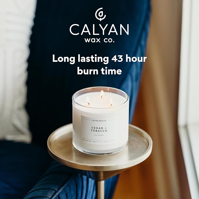 Calyan Wax Co. Apples & Maple Bourbon 3 Wick Scented Candle - Image 4