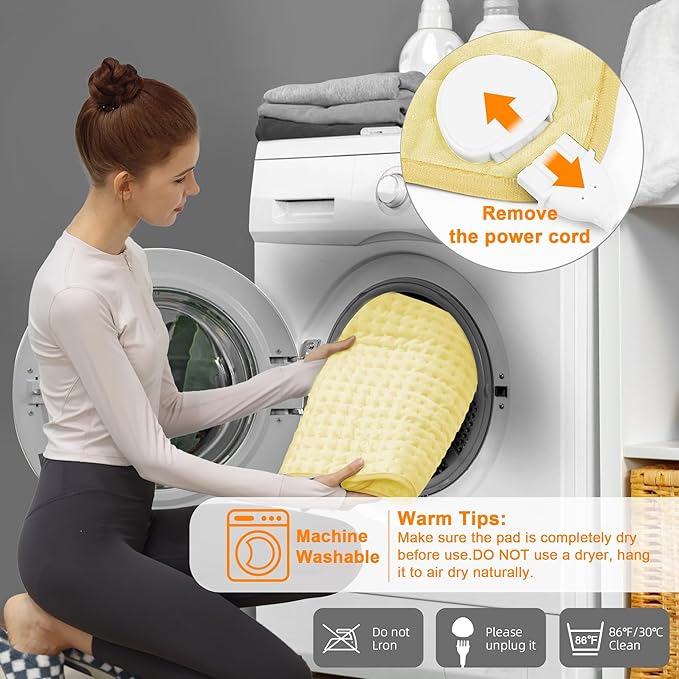 Deepsoon Heating Pad, Electric Heating Pads - Image 6