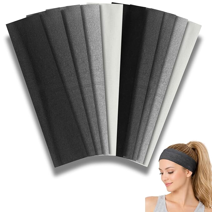 Styla Hair Headbands for Women Stretch Fashion Head Bands 10 Pack Non-Slip Head by StylaHair