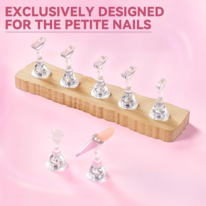 Nail Stand for Press On Nails Art Display Practice 2 Sets, 1 Heart Shaped - Image 9