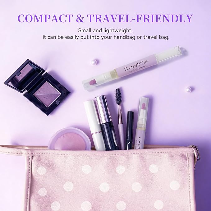 Ceramic Cuticle Pusher & Oil Pen, 2ml Rose/Lavender/Fragrance Free Scented Nail - Image 7