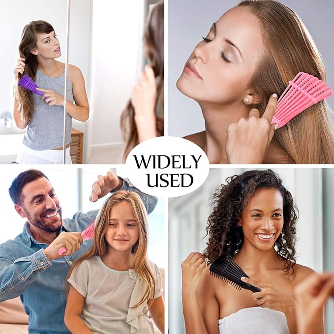Detangling Brush for Women's Afro American/African 3a to 4c Kinky, Coily Hair - Image 4