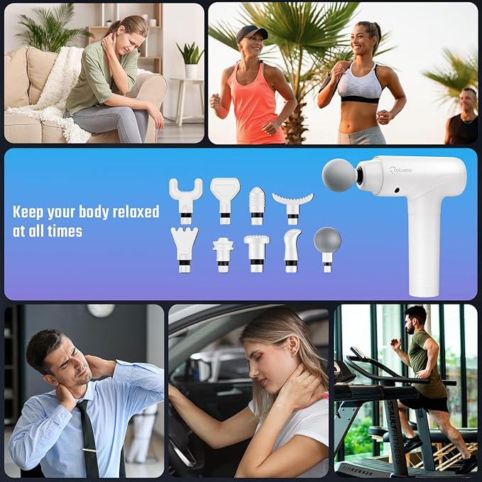 cotsoco Massage Gun Deep Tissue, Muscle Massage Gun Back Massager - Image 8