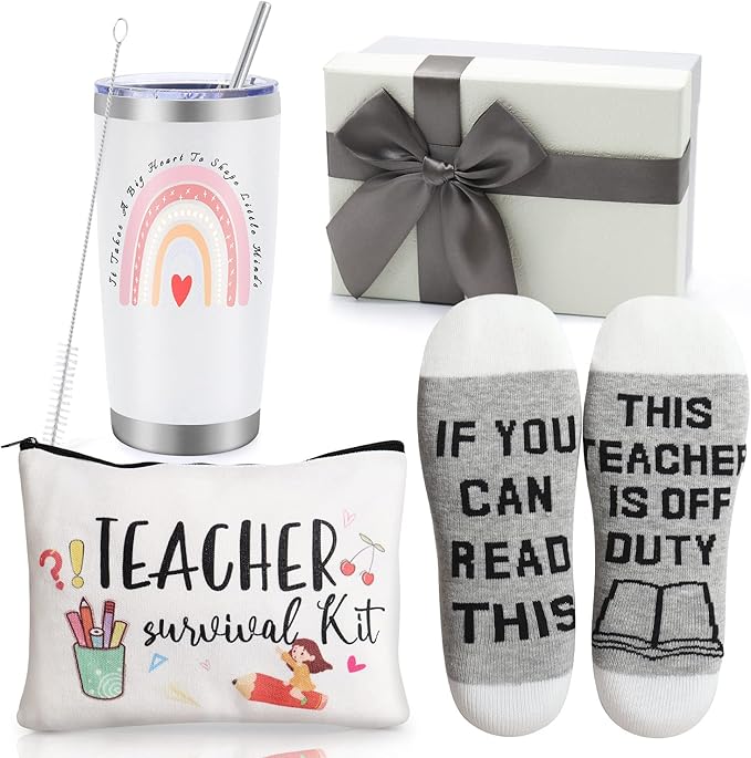 Best Teacher Appreciation Gifts, 20 OZ Insulated Tumbler by UAREHIBY