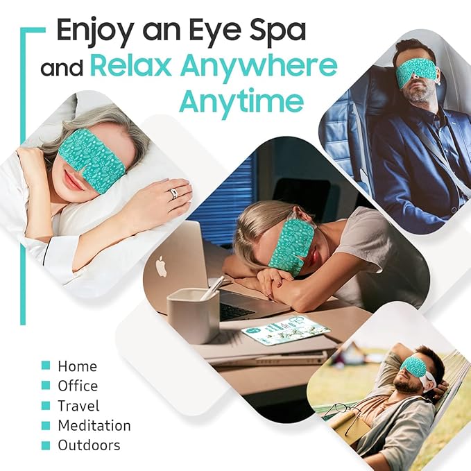 BeHoomi 20Packs Steam Eye Mask, Heated Eye Mask Warm Compress - Image 6