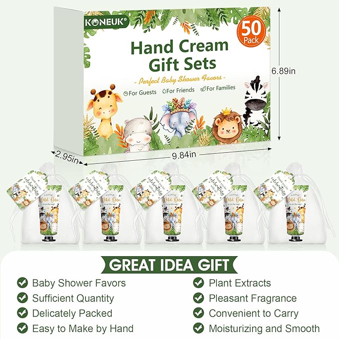 50 Pack Baby Shower Bulk Hand Cream Gifts Sets, Baby Shower Favors and Bridal - Image 4