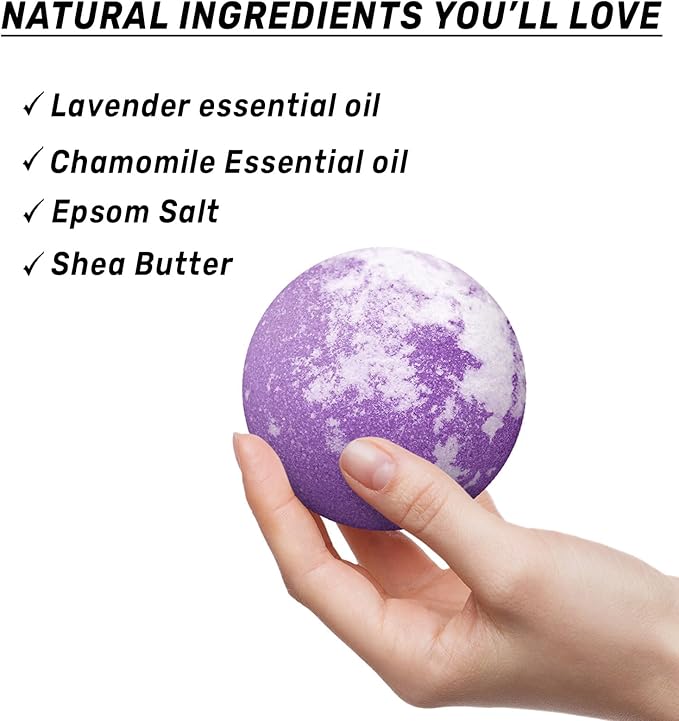 Deep Sleep Bubble Bath Bombs Infused - Image 7