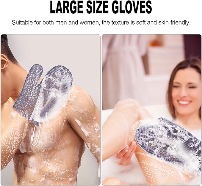 Exfoliating Glove Bath Mitt -Exfoliating Gloves - Image 6