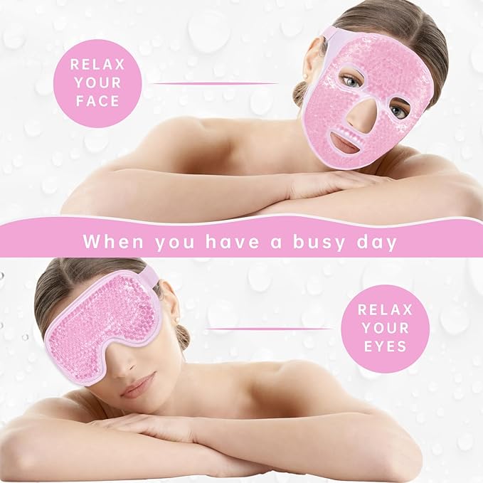 ZNÖCUETÖD Face Eye Mask Ice Pack - Image 4