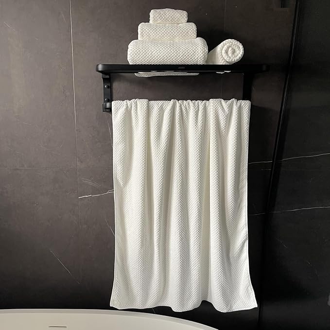 Extra Large Bath Towels Set for Bathroom 30x60 Inches Super Soft Light Weight - Image 4