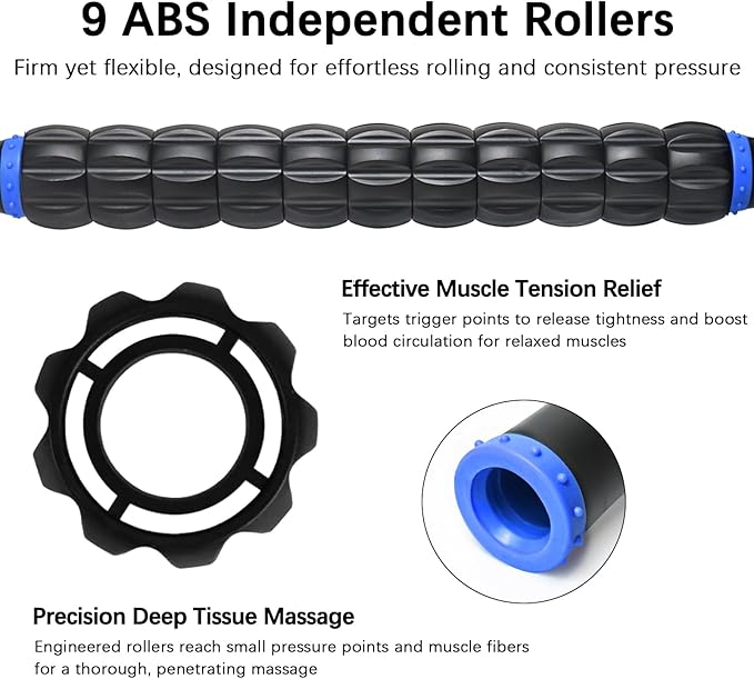 Muscle Roller Massage Roller Stick- Deep Tissue Fascia Blaster - Image 3