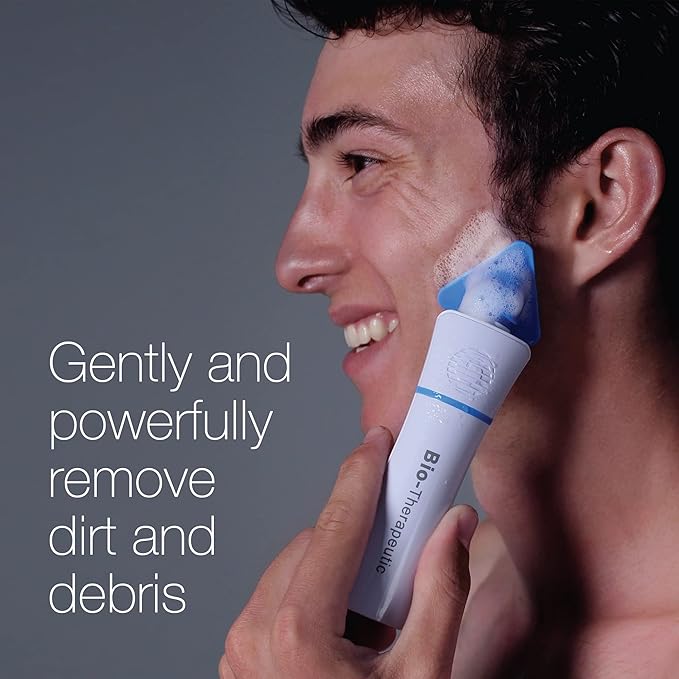 Bio-Therapeutic bt-Sonic Facial Cleansing Brush, Microsonic Handheld Silicone - Image 5