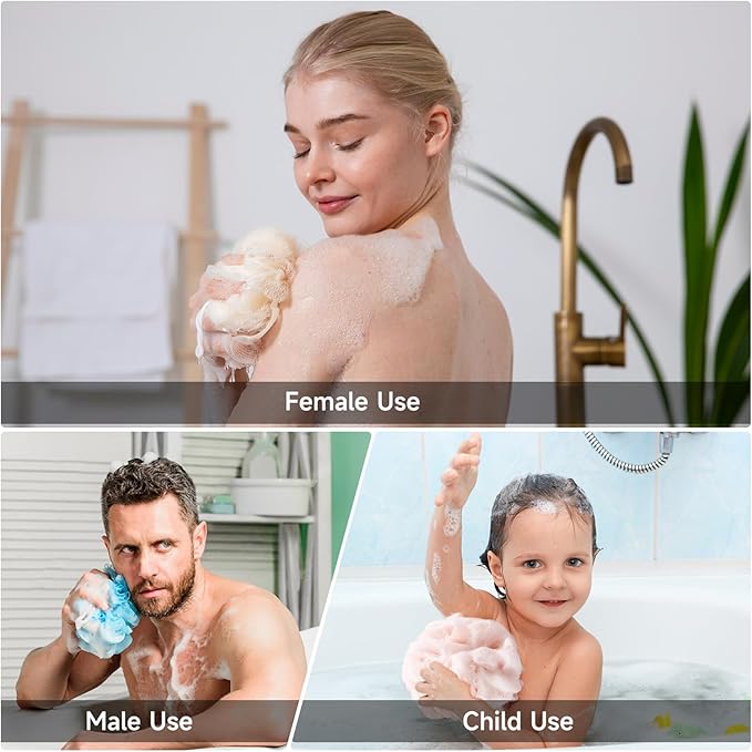 Luffa Loofah Sponge Shower Loofahs 50g Shower Bath Sponges Exfoliating Mesh - Image 7