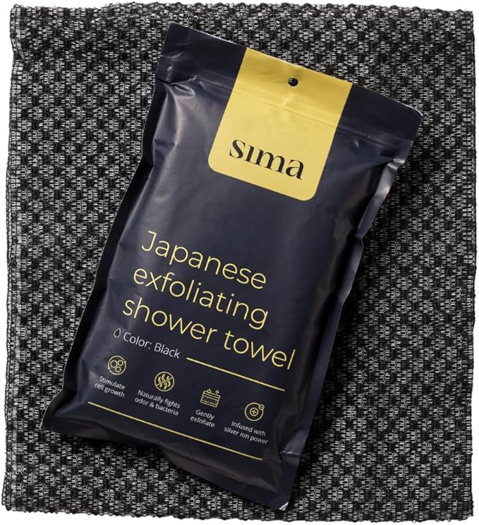 Sima Brand Exfoliating Washcloth Face & Body Scrub Towel - Image 7