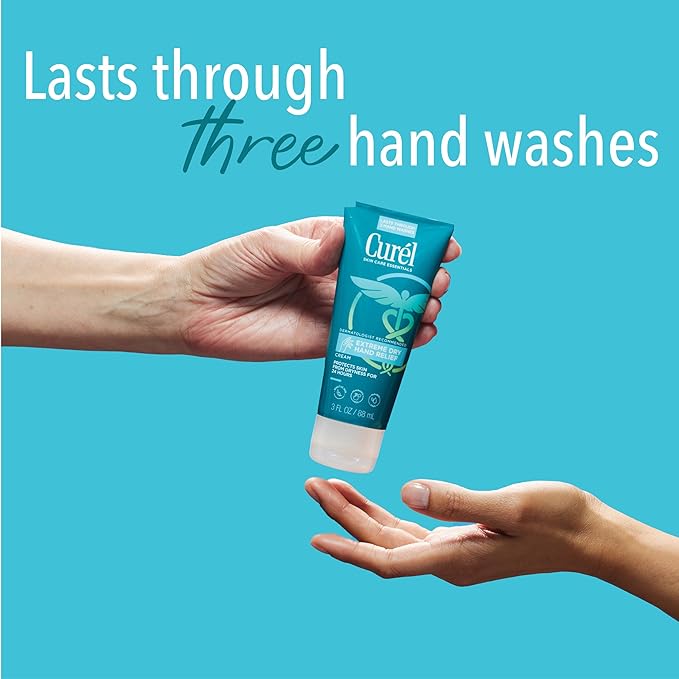 Curel Extreme Dry Hand Relief, Dermatologist Recommended, Long-Lasting Cream - Image 2