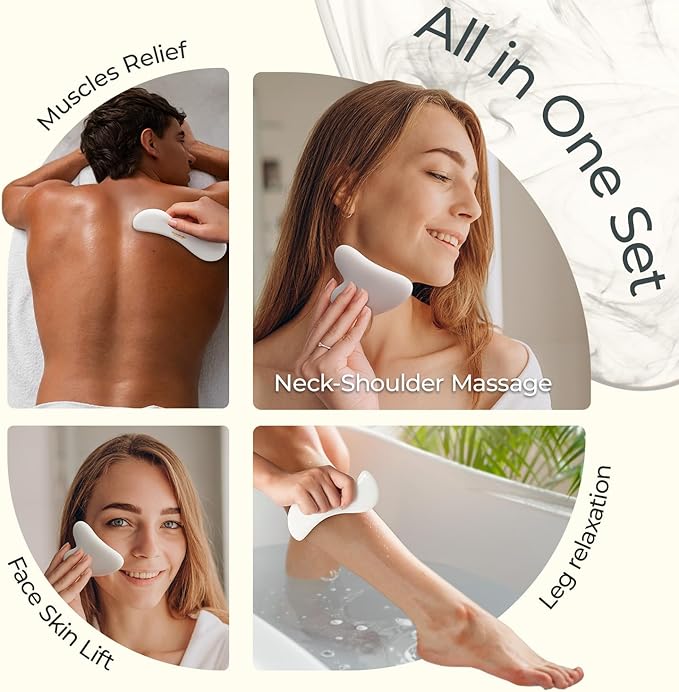 Scienlodic 2 Pcs Gua Sha Massage Tools - Image 4
