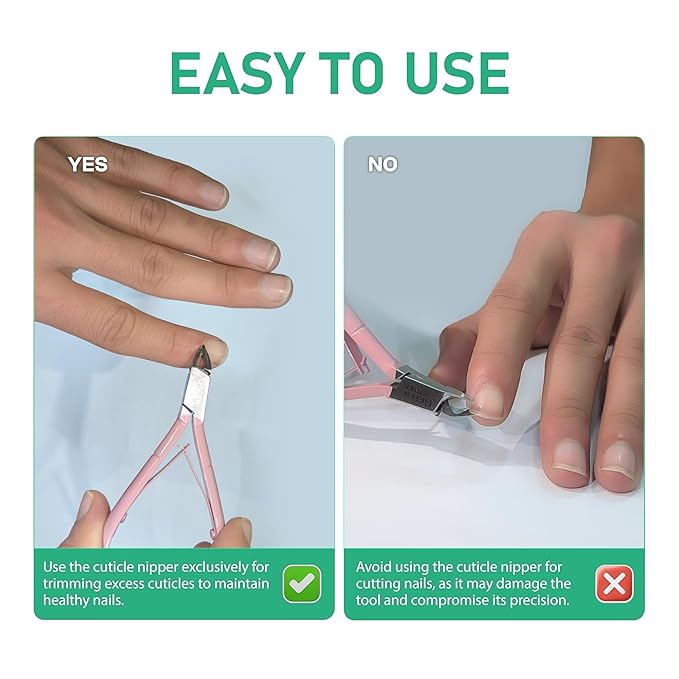 Professional Cuticle Trimmer Nail Cuticle Cutter Stainless Steel Cuticle Nippers - Image 6