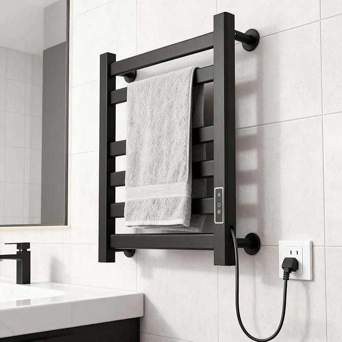 Verida Towel Warmer Rack, Heated Towel Rack - Image 3