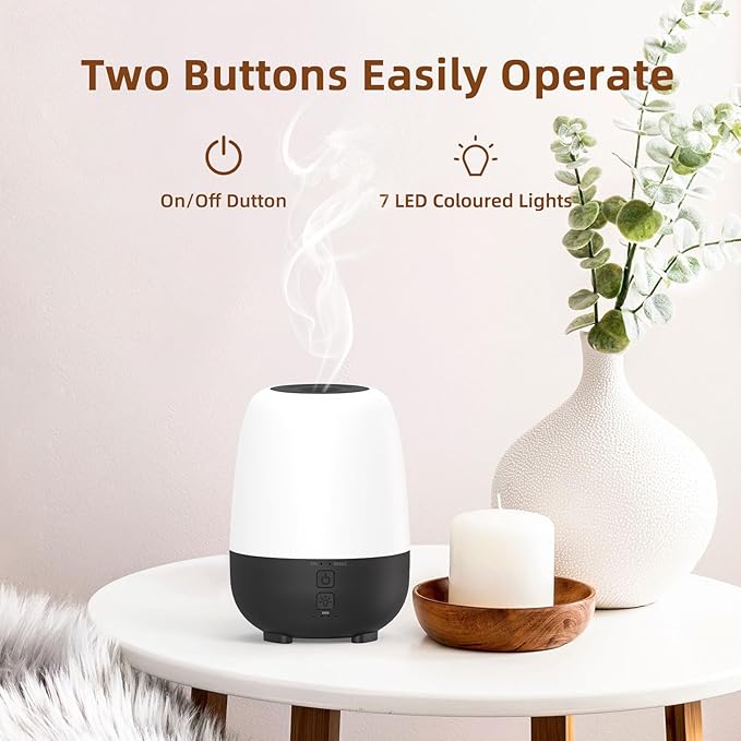 SEEDSEEL 150ML Rechargeable Battery Powered Essential Oil Diffuser, Cordless - Image 6