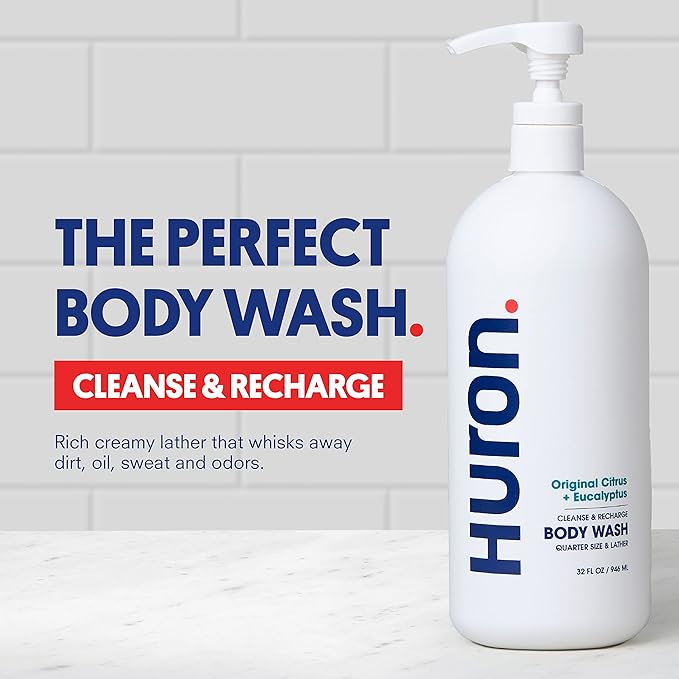 Huron Body Wash for Men and Women, Hydrating Daily Cleanser - Image 2