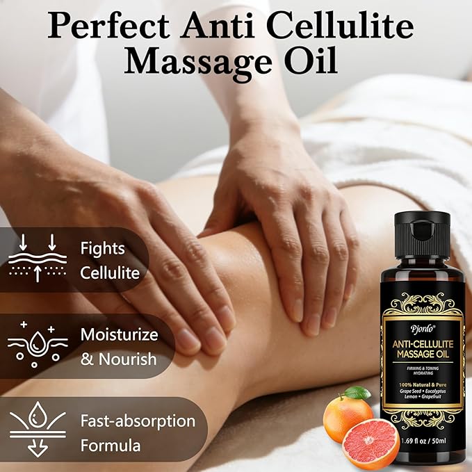 Pjordo 5 Pack Massage Oil for Massage Therapy, Sore Muscle, Syringa & Anti - Image 6
