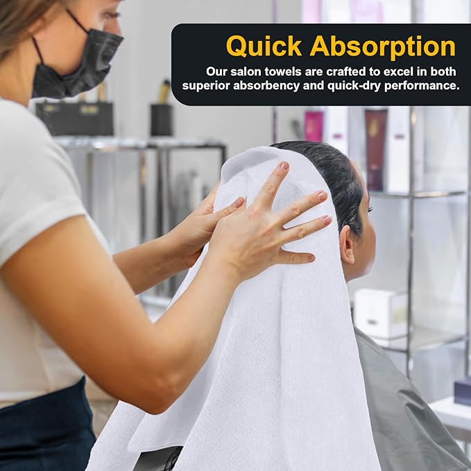 UNIMADE Salon Towels 48 Pack, Super Soft Microfiber Hand Towel, Highly - Image 4