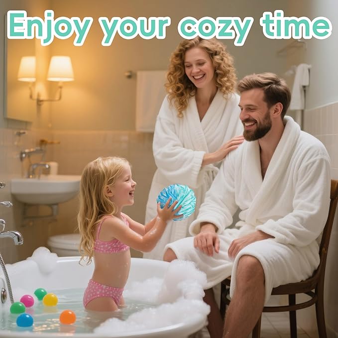Loofah 4 Pack 75g Extra Large Loofa Set Soft Bath Sponge Thick Body Wash Puffs - Image 7