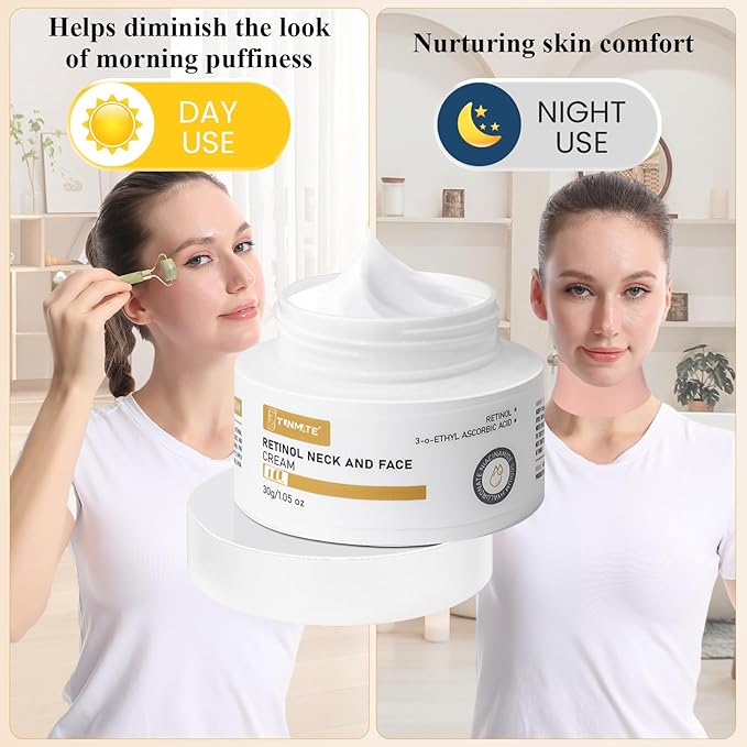 Neck Creams for Tightening and Firming-Retinol Moisturizer Anti Aging Wrinkle - Image 4
