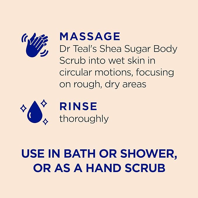 Dr Teal's Shea Sugar Body Scrub, Citrus - Image 3