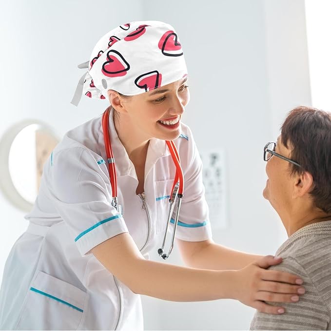 Ethnic Aztec Pattern Adjustable Scrub Cap Hat - Image 6