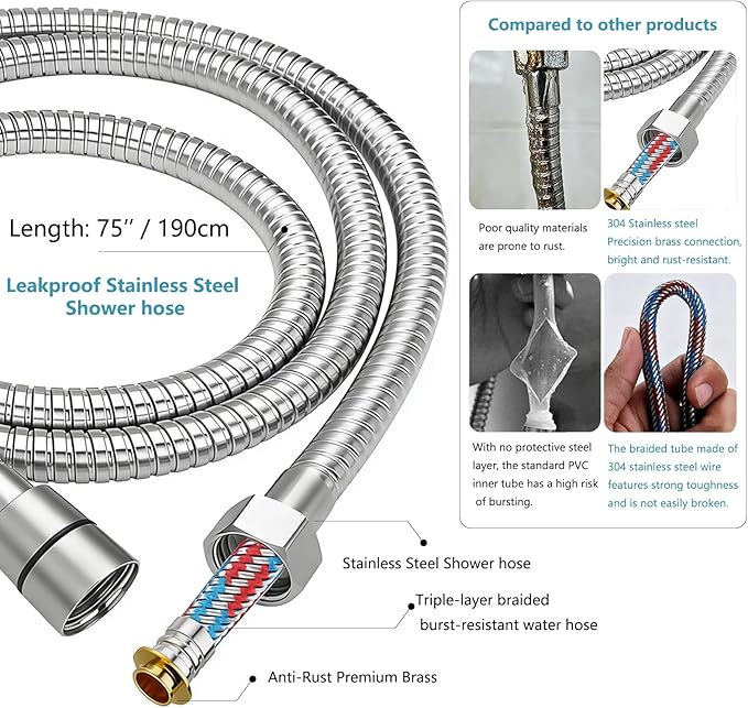 Filtered Shower Head with Handheld - Image 8