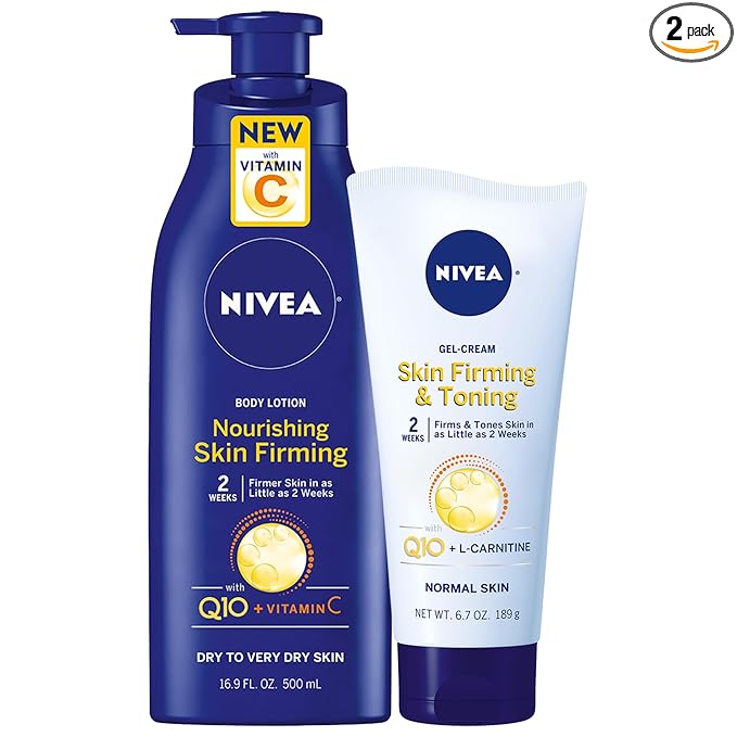 Nivea Nourishing Hydration Skin Firming Body Lotion + Skin Firming & Toning by Nivea