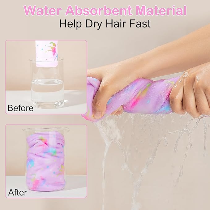 Basumee Microfiber Hair Towel Wrap - Image 2