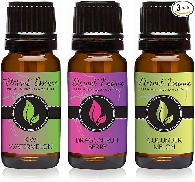 Trio - Dragonfruit Berry, Kiwi Watermelon & Cucumber Melon - Premium Fragrance by EternalEssenceOils