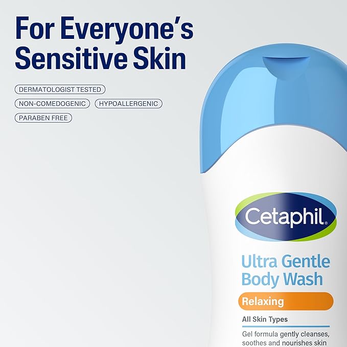 Cetaphil Ultra Gentle Relaxing Body Wash, - Image 5