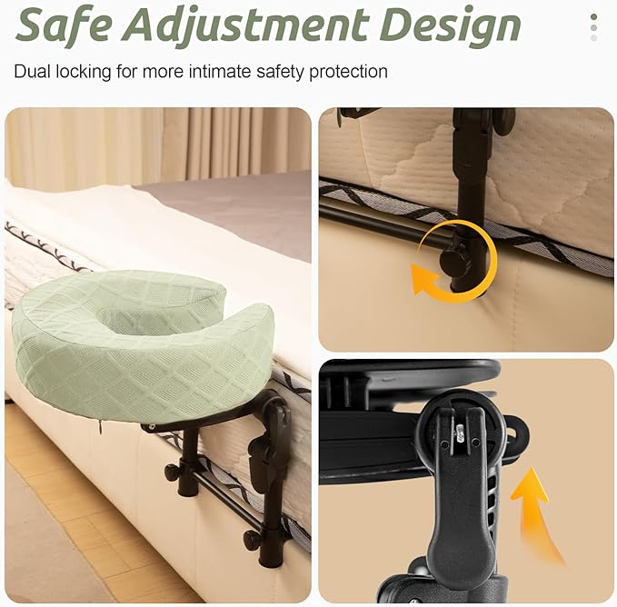 Massage Headrest for Bed, Adjustable Massage Face Cradle at Home, Portable - Image 7