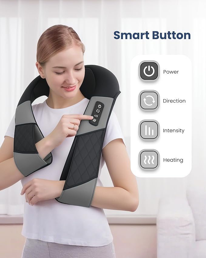COMFIER Cordless Neck Massager, Shiatsu Shoulder Massager - Image 8