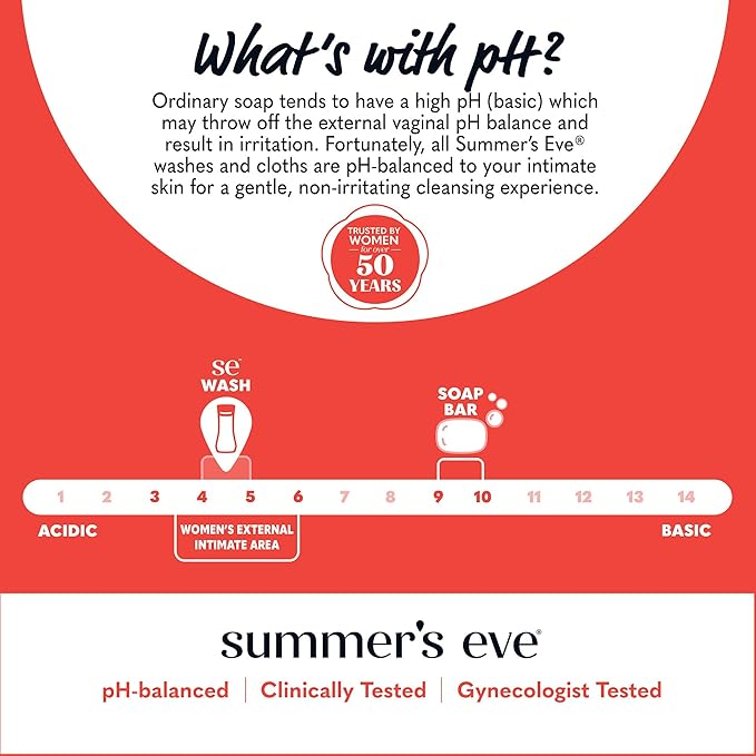 Summer's Eve Golden Glamour All-Over Daily Feminine Wash, pH-Balanced Body Wash - Image 6