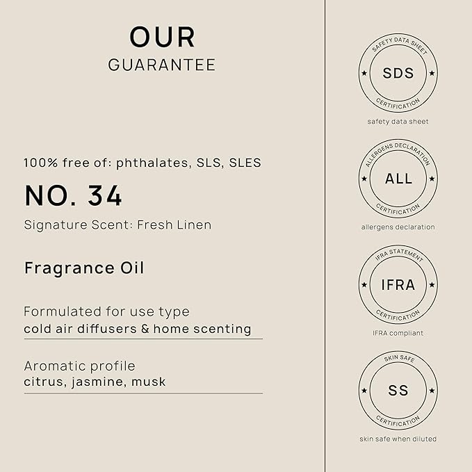 VINEVIDA Fresh Linen Diffuser Oil - Image 6