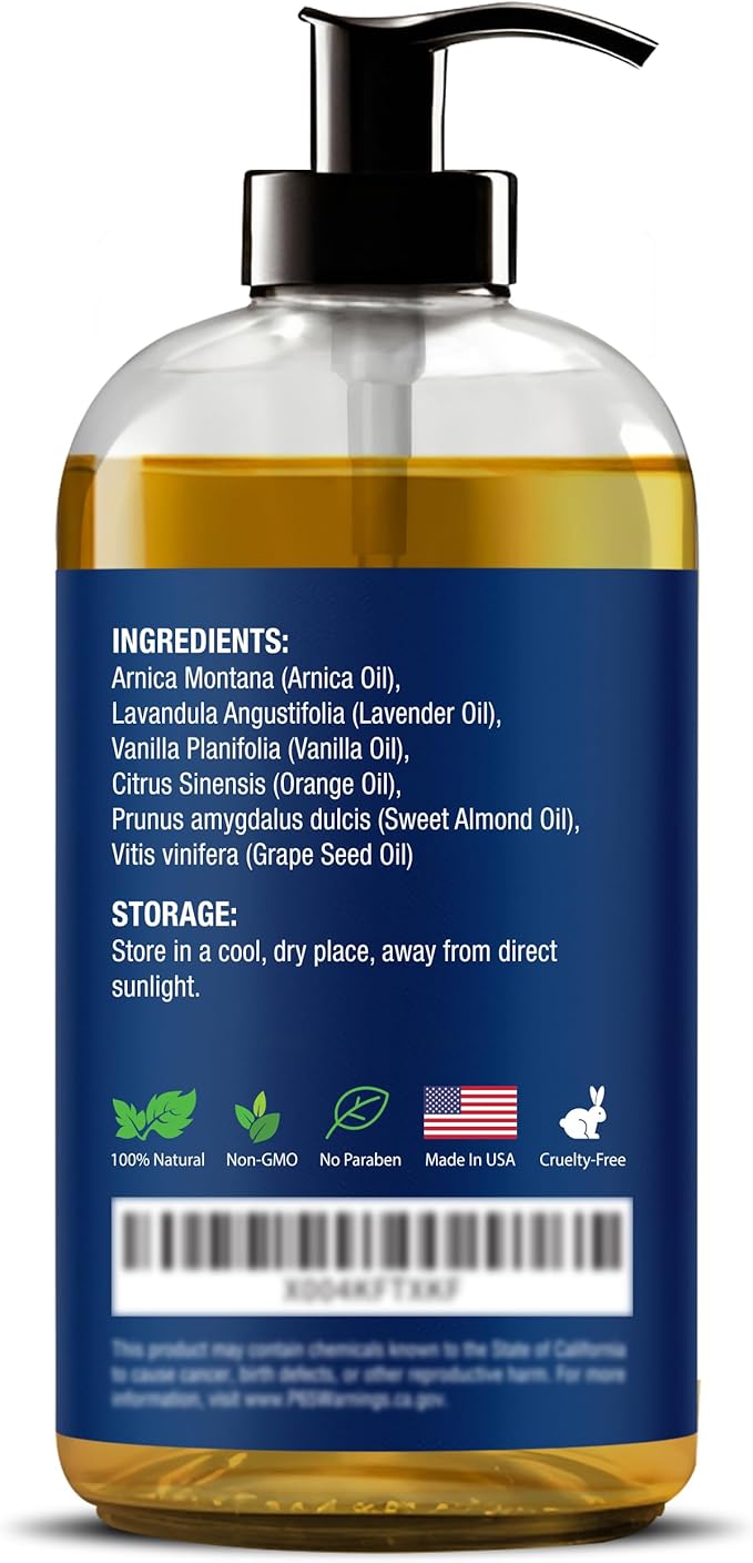Lymphatic Drainage Massage Oil for Massage Therapy 8 fl oz - Image 8