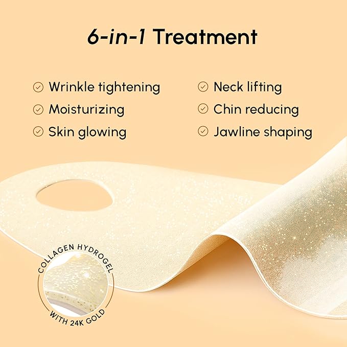 MAREE V Line Lifting Mask with 24K Gold – Deep Collagen Face Mask - Image 6
