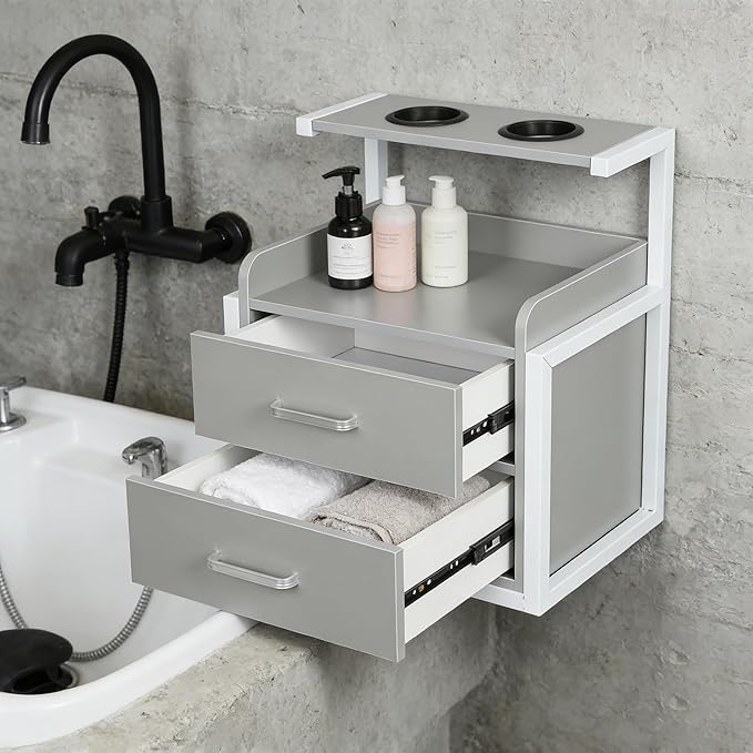 Suspended Salon Wall Cabinet by Unknown