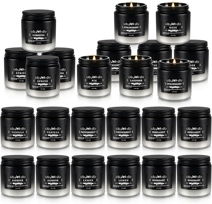 Scented Candle Set 24 Pack, Candle - Image 3