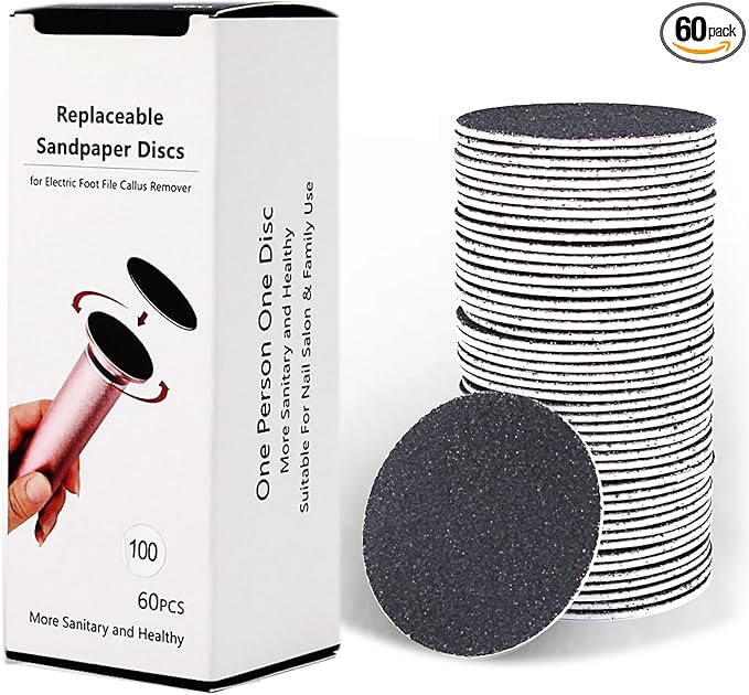 60pcs Replaceable Sandpaper Refill Discs by I%C2%B7B%C2%B7NG