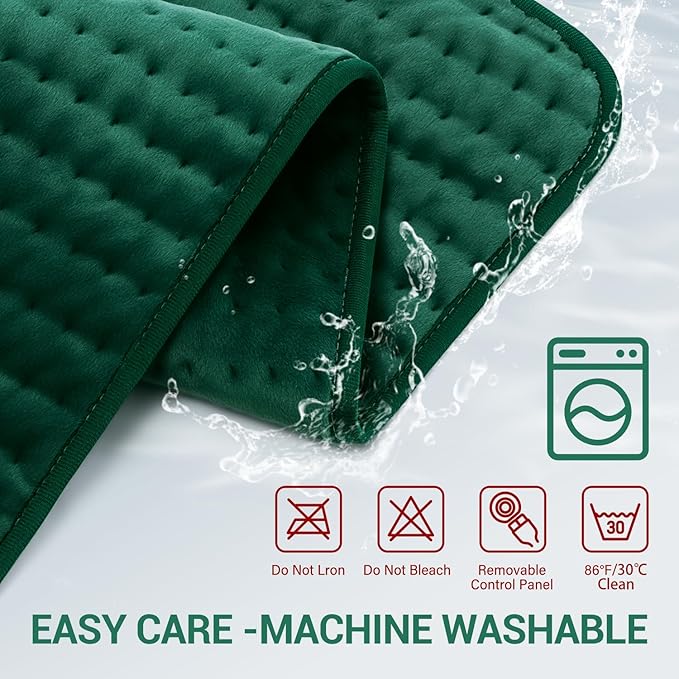 XXXL Heating Pad for Back Pain Relief & Period Cramps, Extra Large Elecctric - Image 7