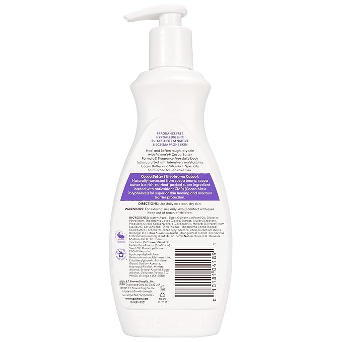 Palmer's Cocoa Butter Formula Daily Skin Therapy Fragrance Free Lotion - Image 2