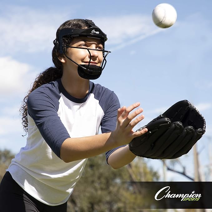 Champion Sports Steel Softball Face Mask – Durable Fielder’s Mask - Image 9